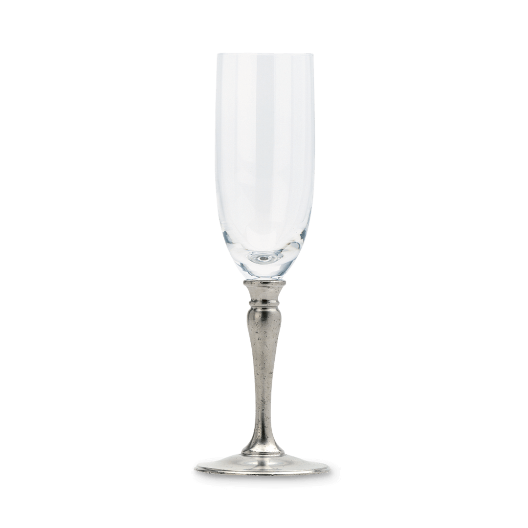 MATCH Pewter Classic Champagne Glass, Crystal