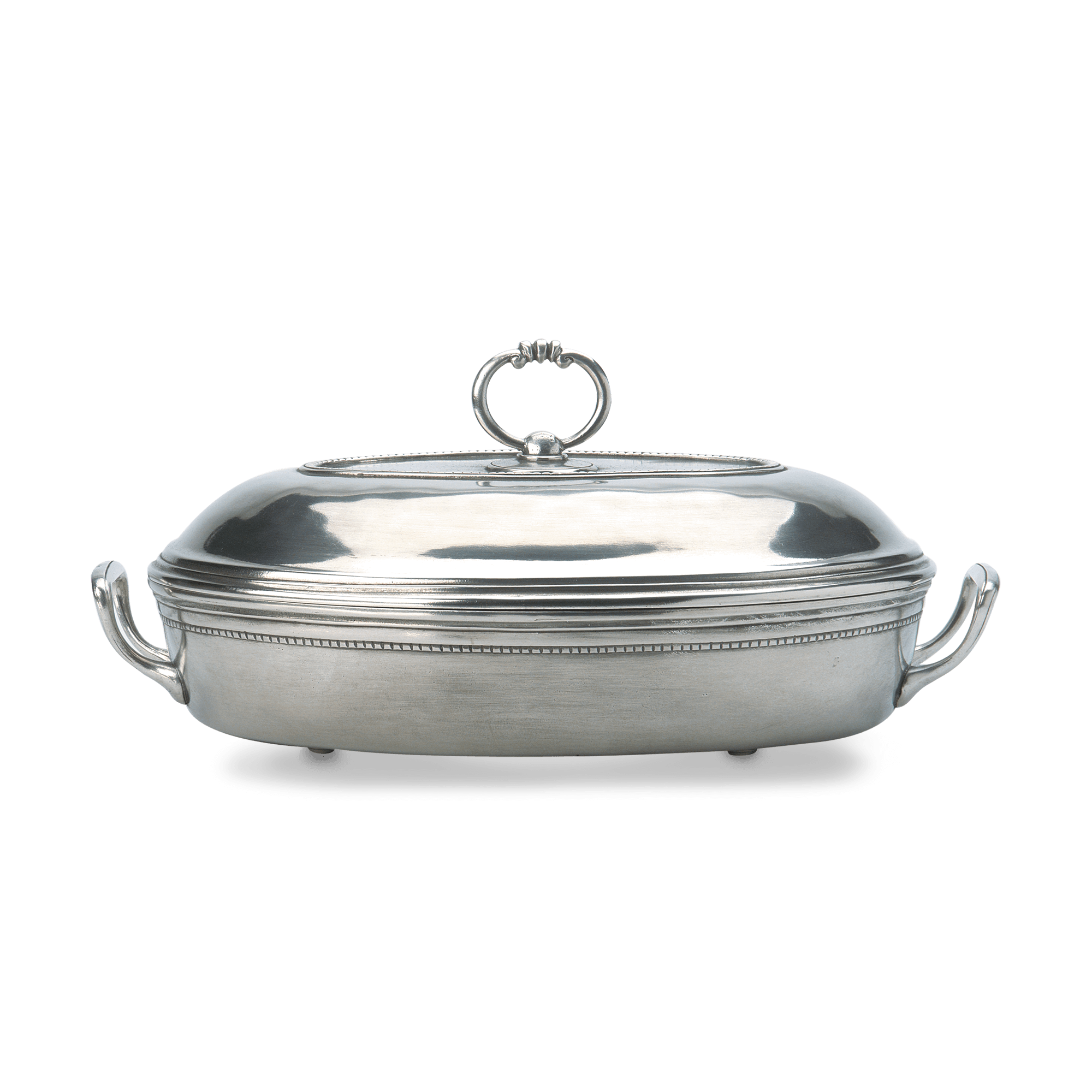 MATCH Pewter Toscana Pyrex Casserole Dish with Lid