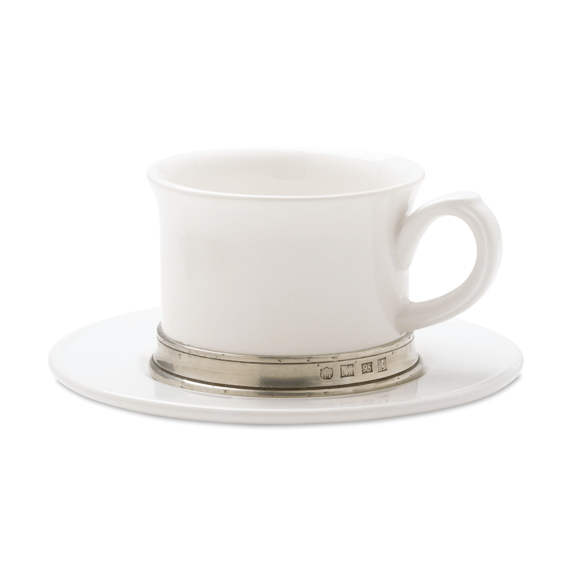 Limone Espresso Cup with Saucer - Italian Pottery Outlet