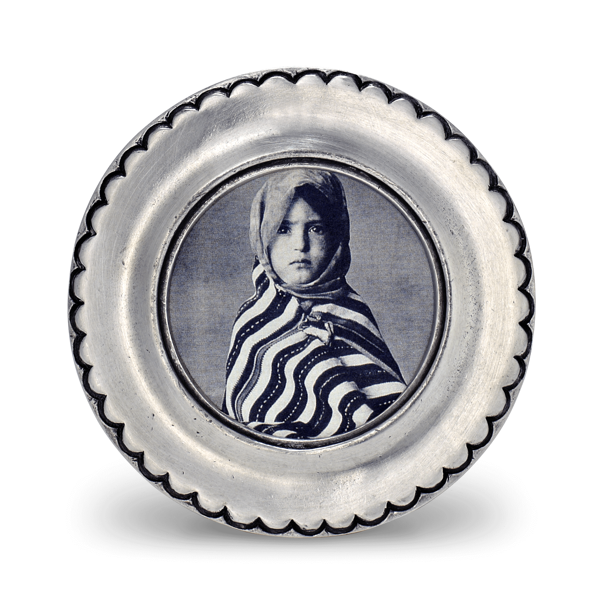 MATCH Pewter Picture Frame Trentino Small Round – MATCH • Made in Italy
