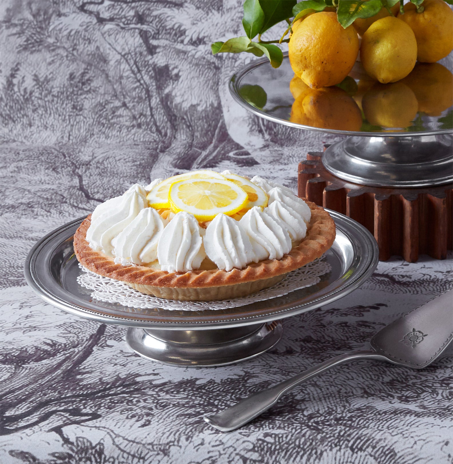 MATCH PEWTER Toscana Tart Plate - Thumbnail 4