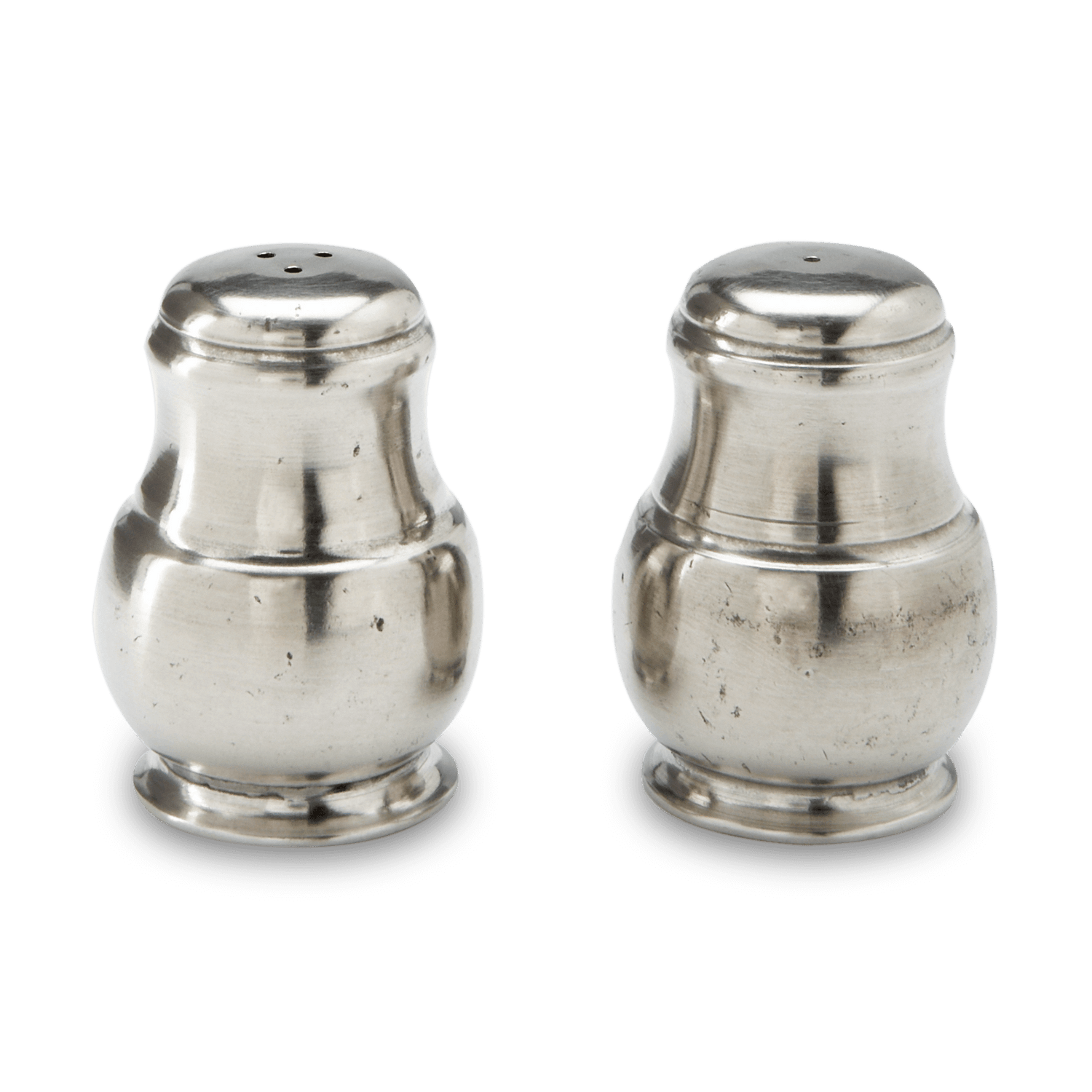 MATCH Pewter Piccoli Small Salt Pepper Shaker Set