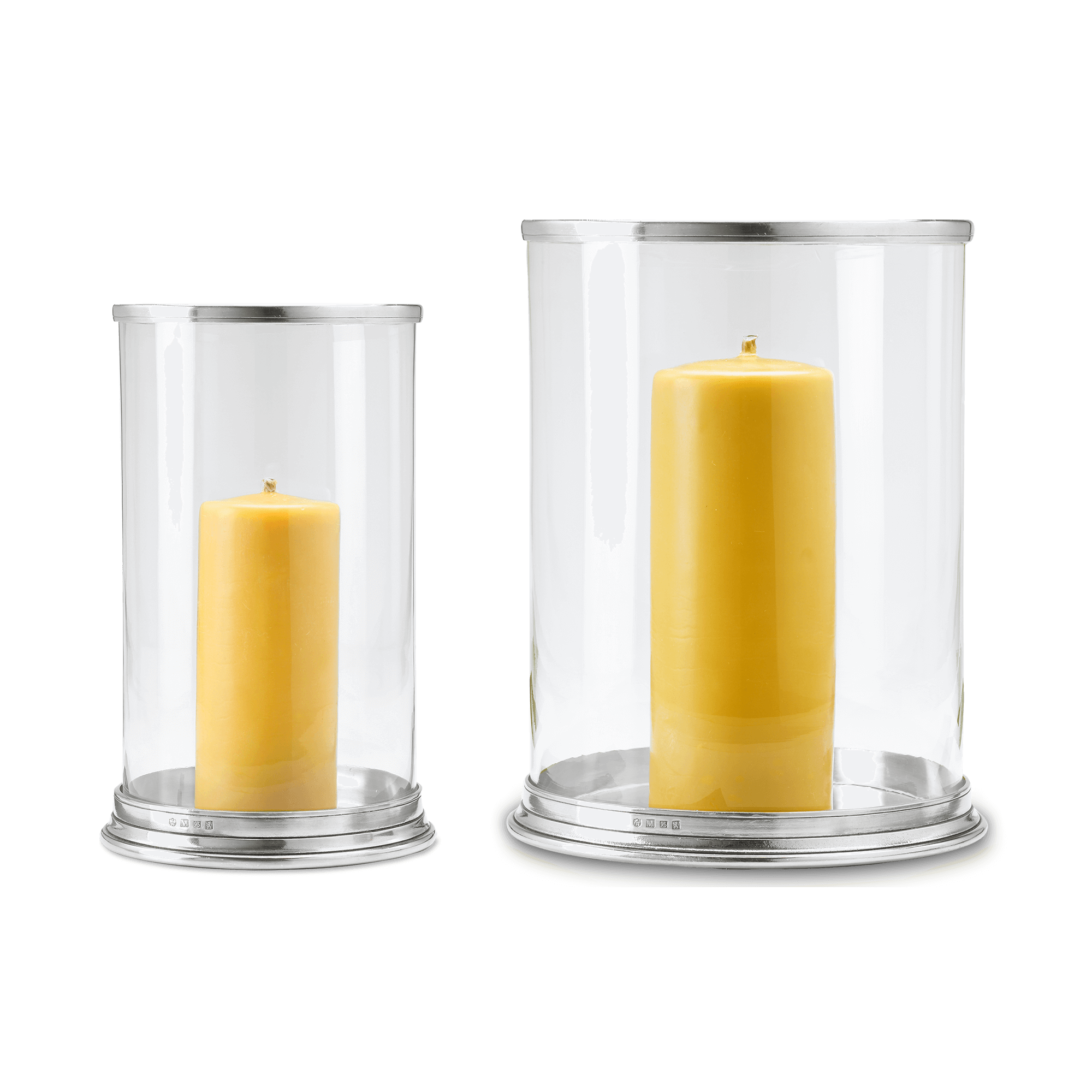 MATCH PEWTER Cylinder Hurricane - Thumbnail 3