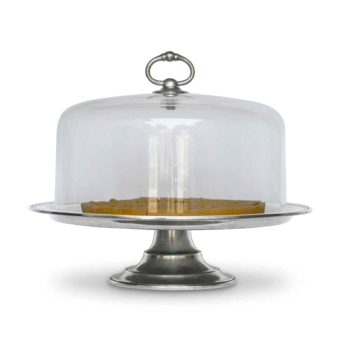 MATCH Pewter Glass Cloche 11" Diameter