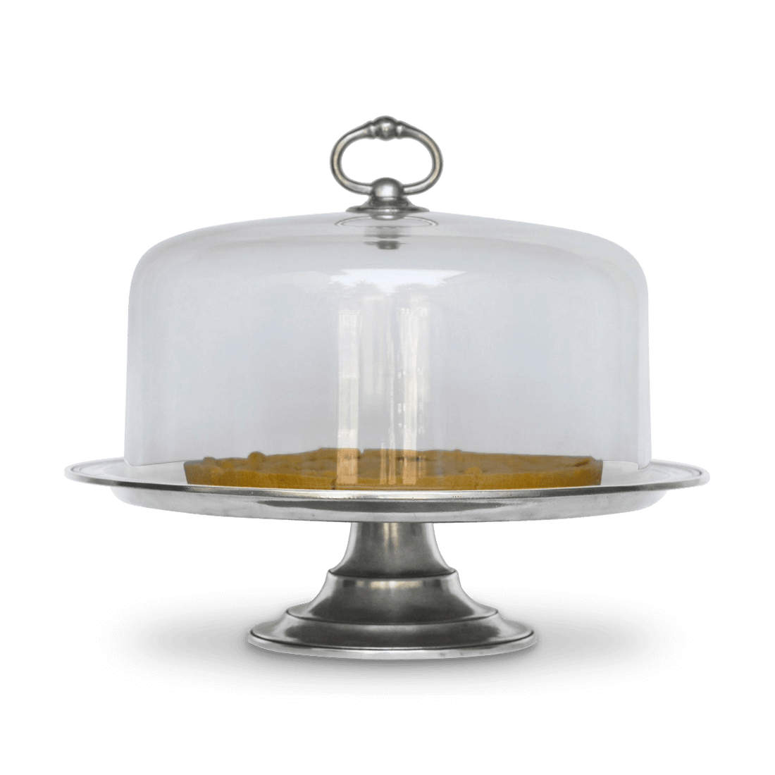 MATCH Pewter Glass Cloche 11" Diameter