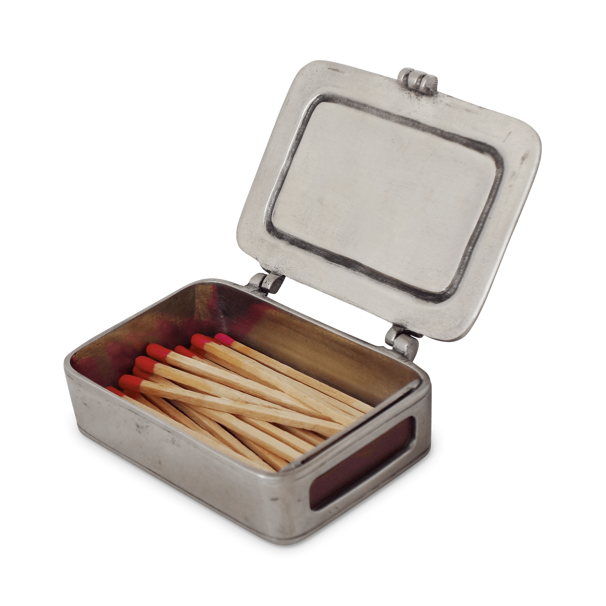 MATCH Pewter MATCHbox with Striker and MATCHes – MATCH • Made in Italy