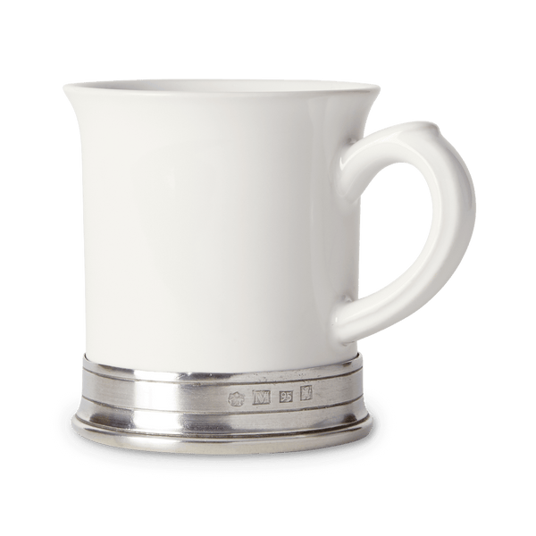 MATCH Pewter Convivio Creamer Milk Pitcher White