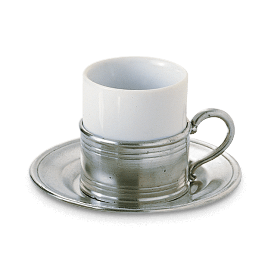 Match Pewter Convivio Espresso Cup & Saucer - Thumbnail 3