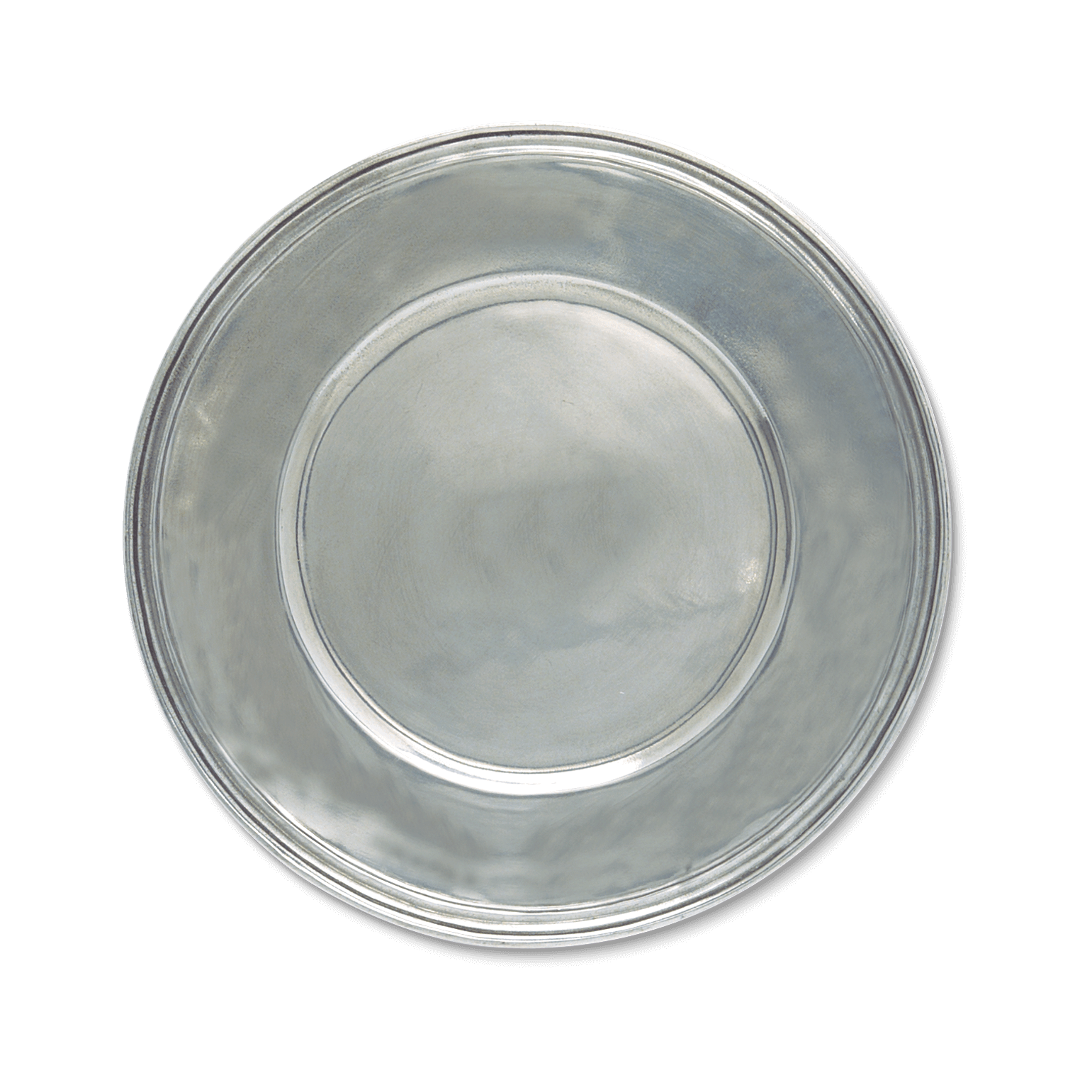 Match Pewter Scribed Rim Charger 12.6