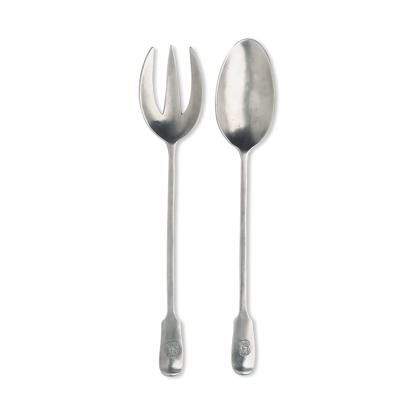 Antique Serving Fork & Spoon Set