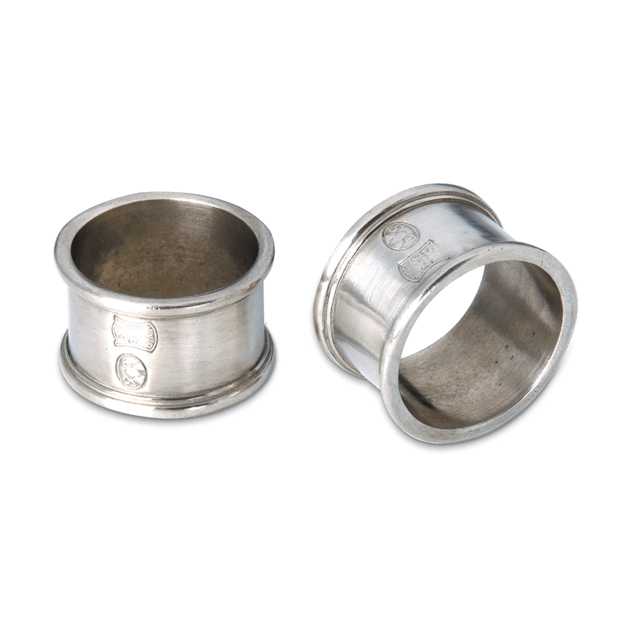 Round Napkin Ring, Pair