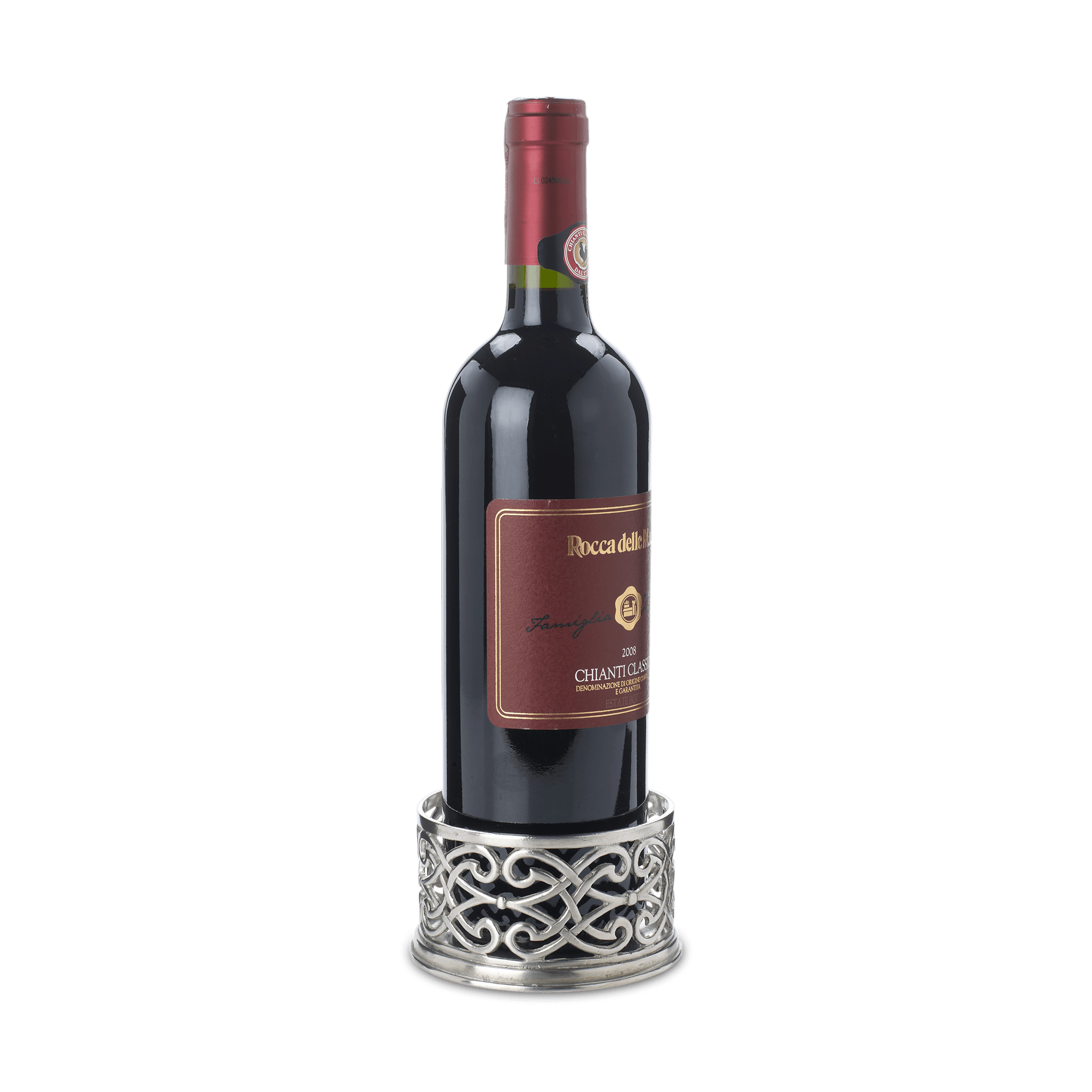 MATCH Pewter Cutwork Bottle Coaster