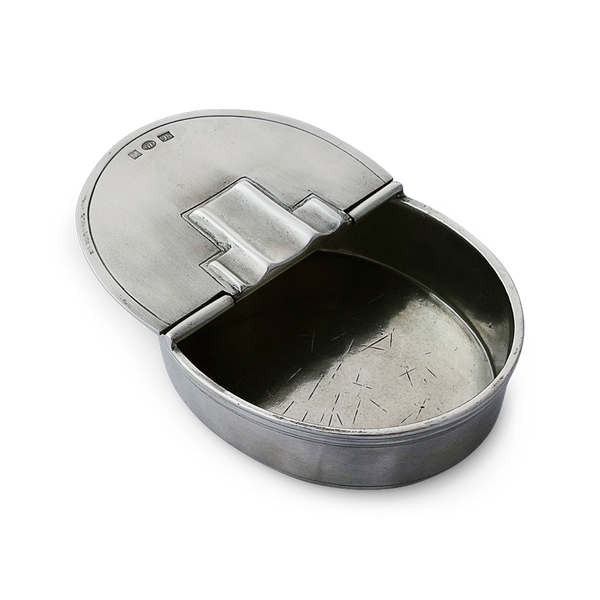 MATCH Pewter Oval Lidded Cigar Ashtray – MATCH • Made in Italy