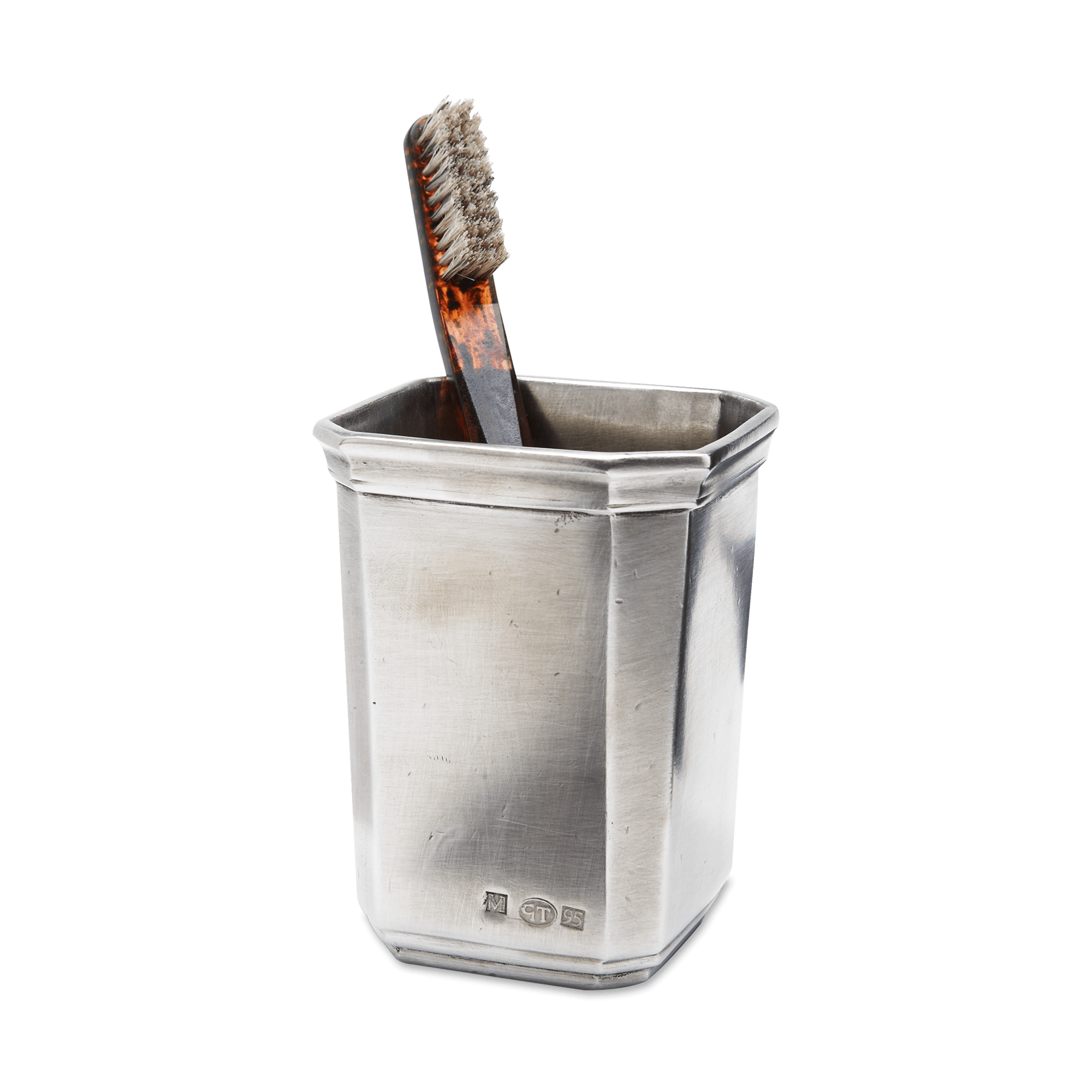 MATCH Pewter Dolomiti Toothbrush Cup