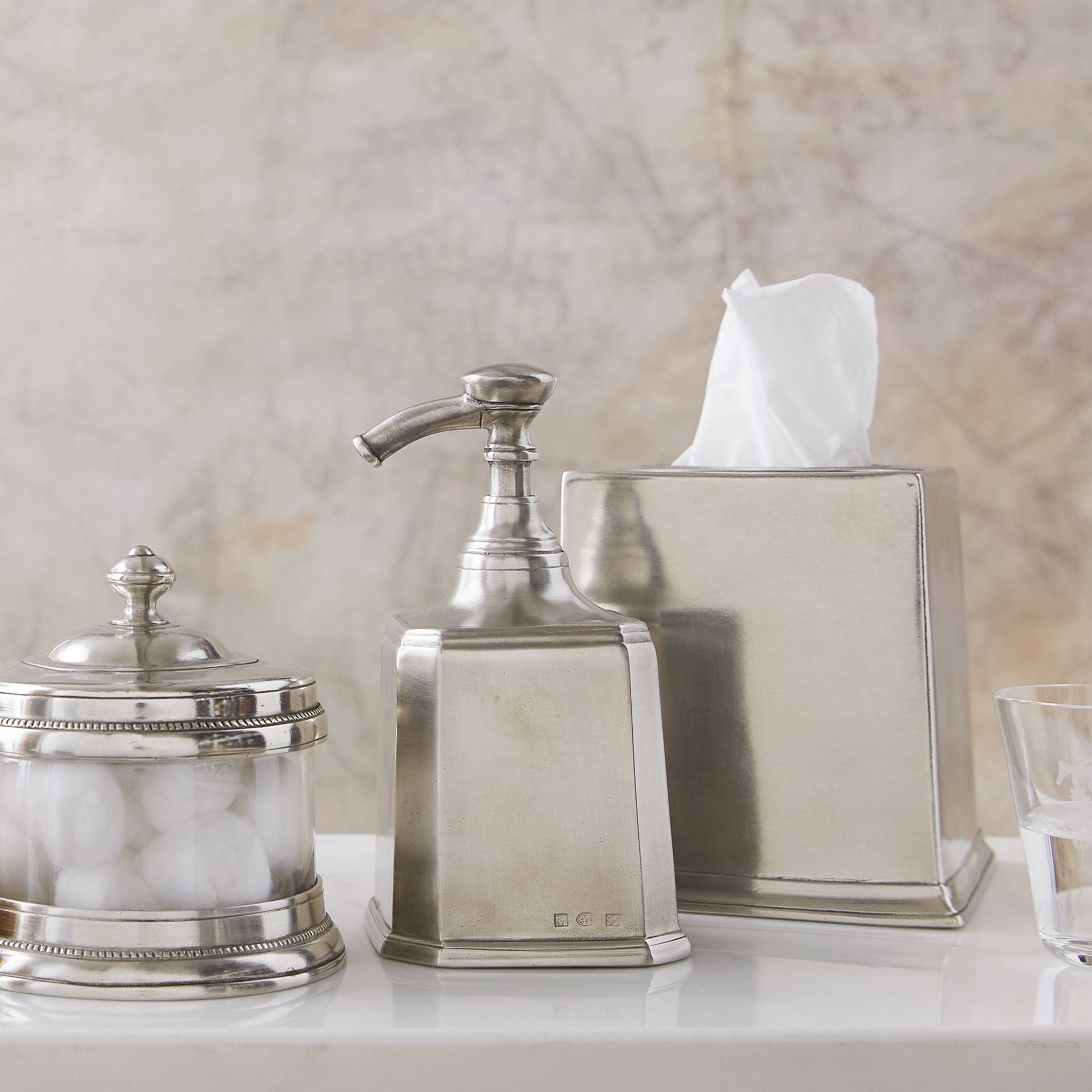 MATCH Pewter Dolomiti Soap Dispenser 7