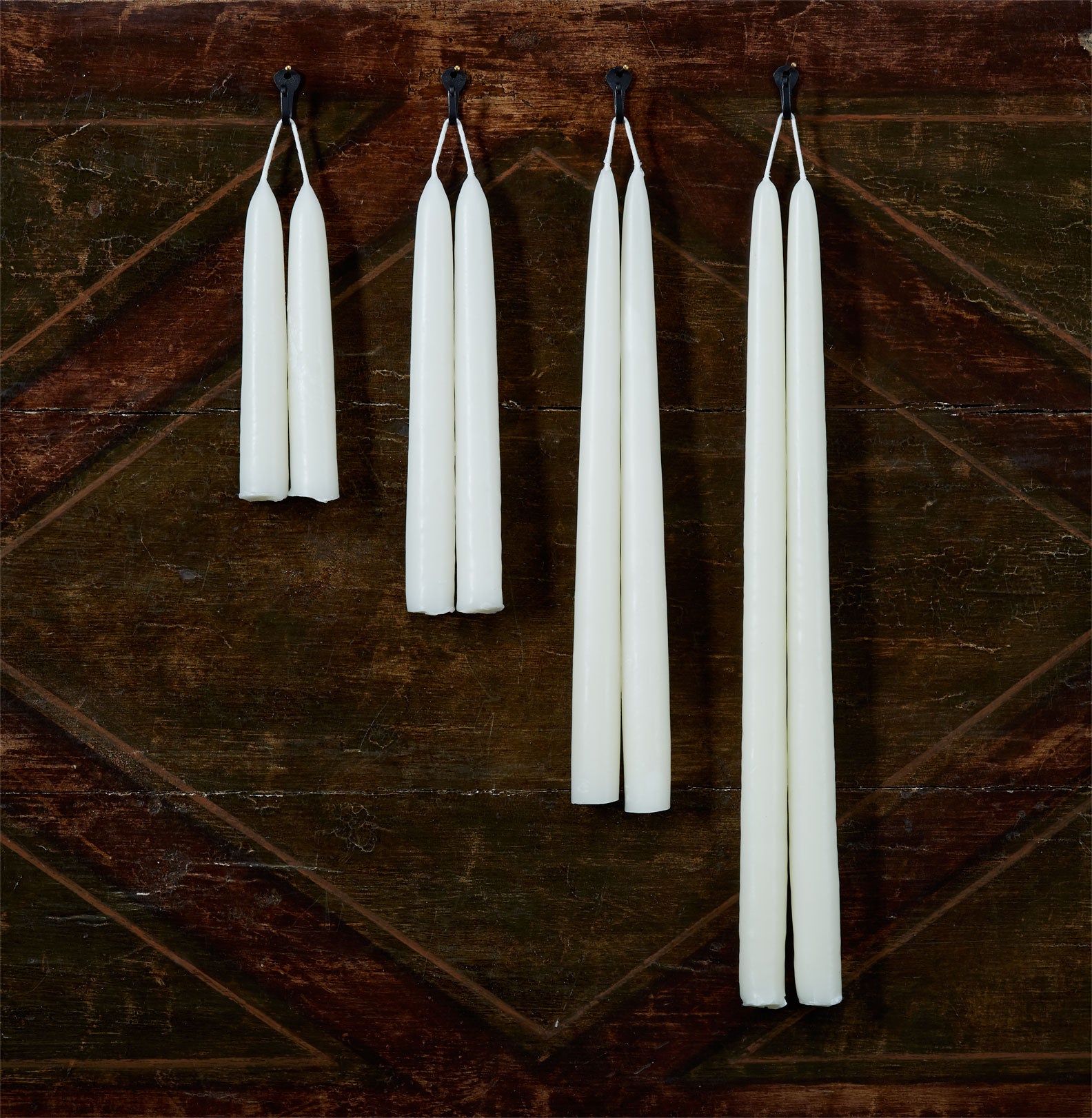 MATCH PEWTER Beeswax Tapers