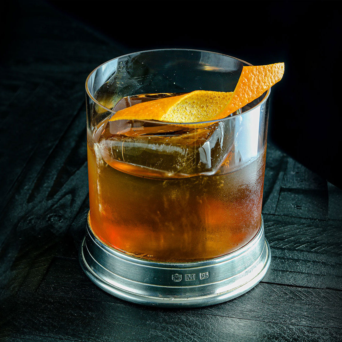 MATCH Pewter Double Old Fashioned Glass, Crystal – MATCH