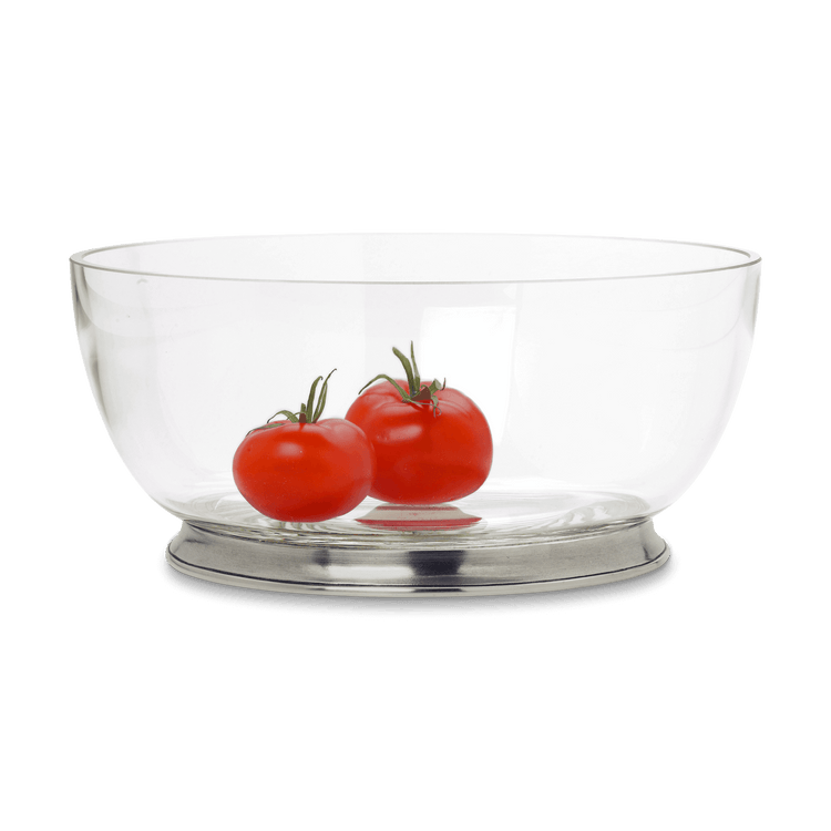 MATCH Pewter Round Crystal Bowl