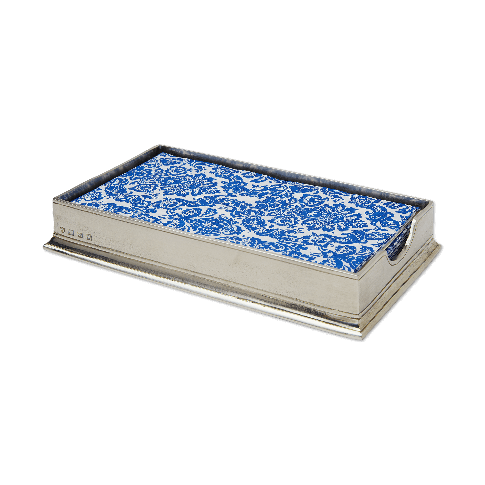 MATCH Pewter Dinner Napkin Box