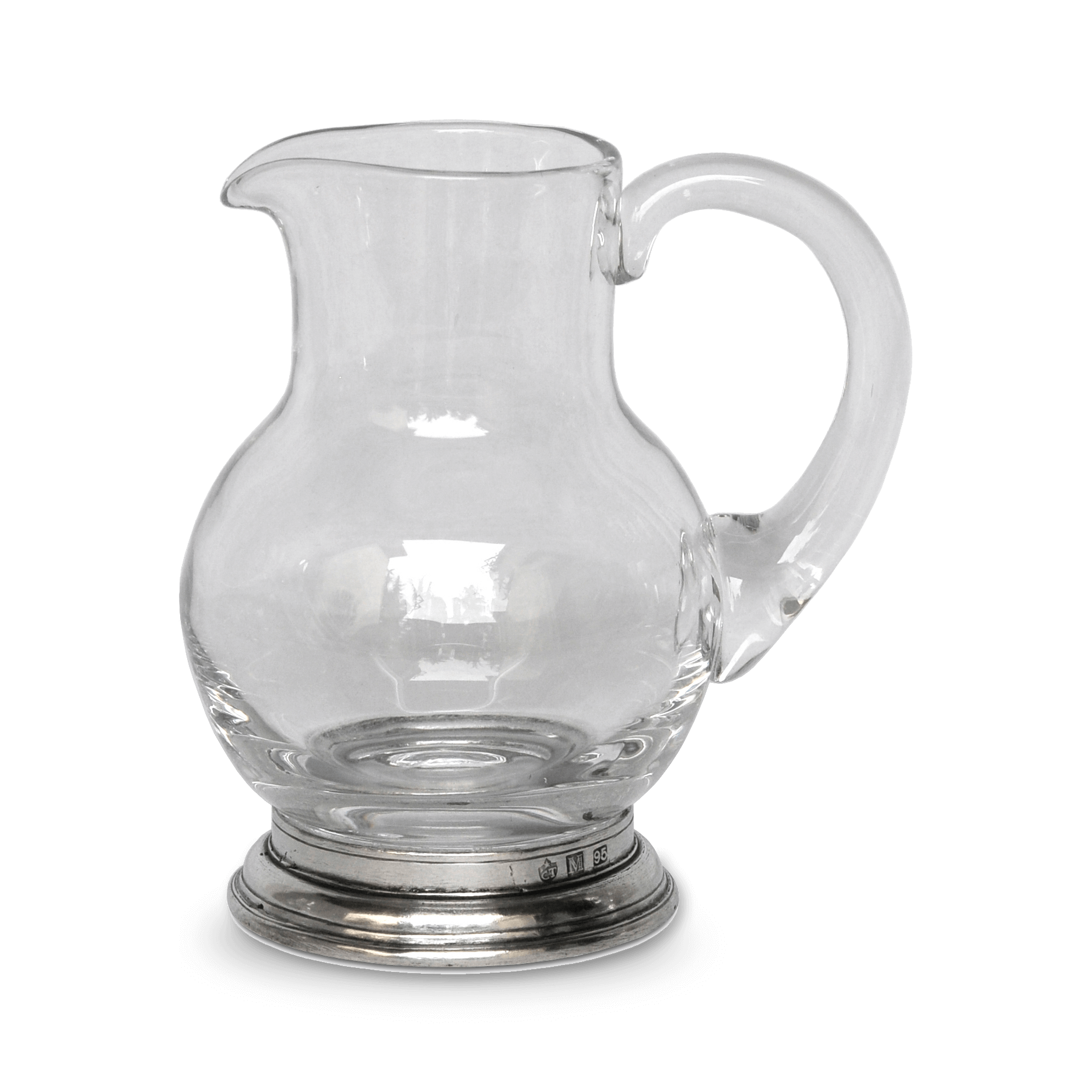 MATCH PEWTER Glass Pitcher - Thumbnail 4