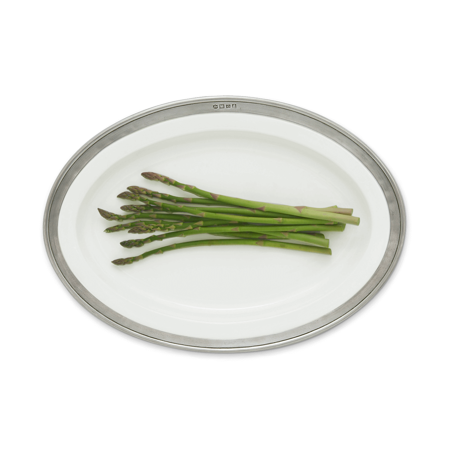 MATCH Pewter Convivio Oval Serving Platter, medium