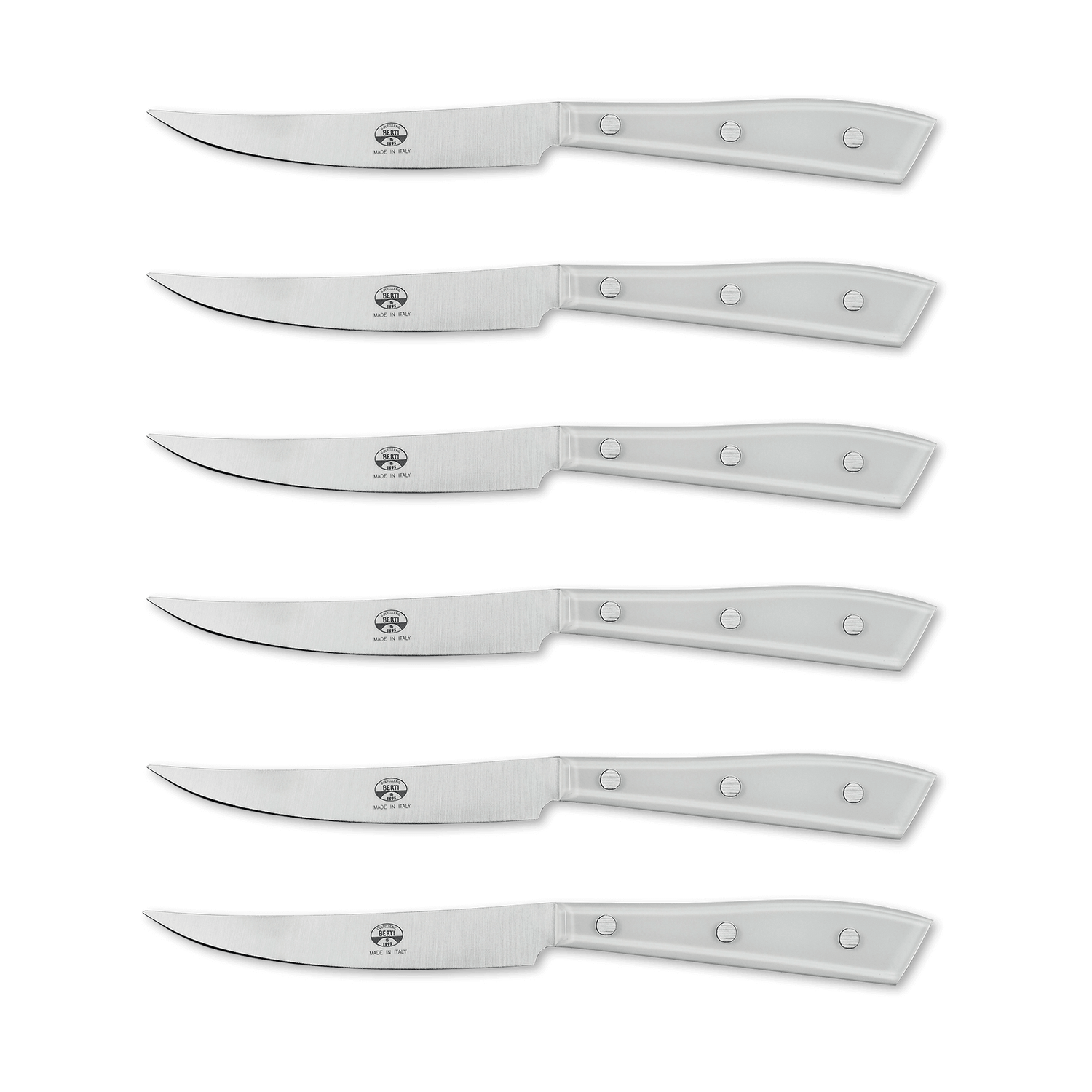 Coltellerie Berti Hand Forged Plenum Steak Knives Set of 6 - Cornotech