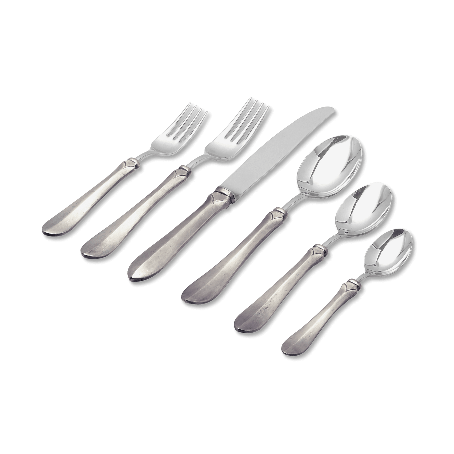 Teaspoon And Tablespoon Icons Top View Cutlery Kitchen Utensils